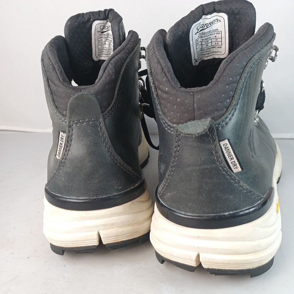 Danner Mountain 600 Women Sz 7 Dark Gray Hiking Lifestyle Boots 62259 - Picture 3 of 8